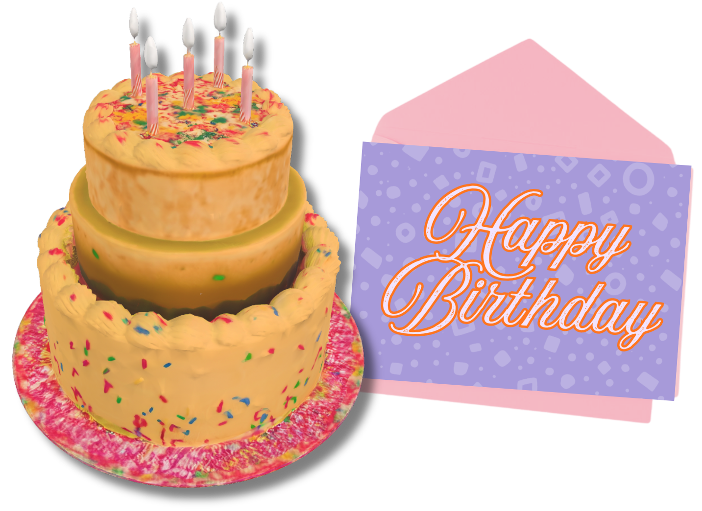 Birthday AR card example